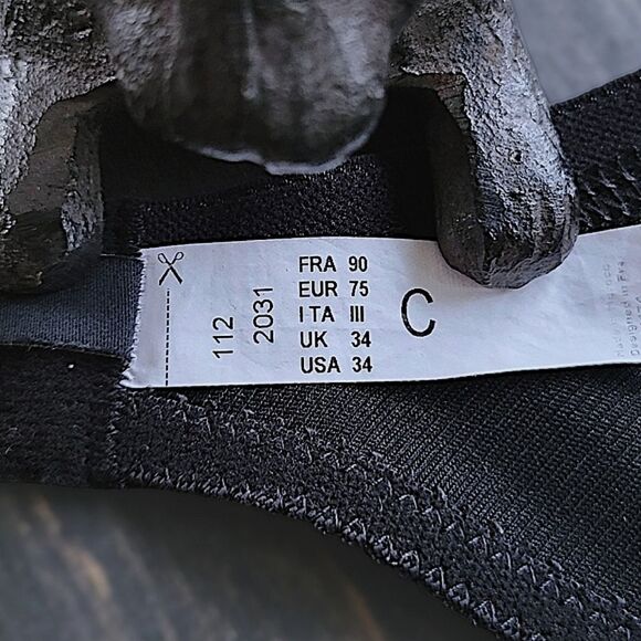 Chantelle Black Hedona Seamless Unlined Minimizer Bra - Picture 10 of 11